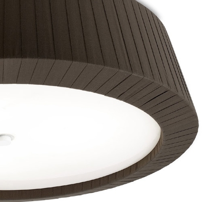 Florencia Flush Brown Ceiling Shade - Small